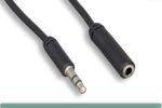 Slim Mold 3.5mm M / F Stereo Audio Cable