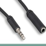 Slim Mold 3.5mm M / F Stereo Audio Cable