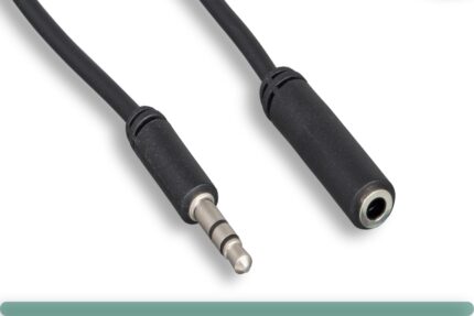Slim Mold 3.5mm M / F Stereo Audio Cable
