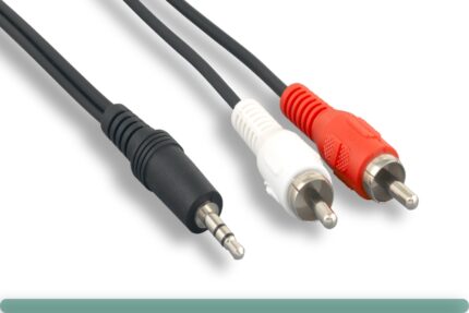 3.5mm Stereo to 2 RCA Audio Cable