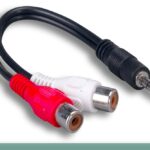 3.5mm Stereo to 2 RCA Audio Adapter Cable