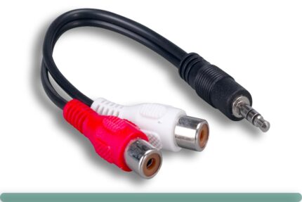 3.5mm Stereo to 2 RCA Audio Adapter Cable