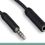 3.5mm TRRS Stereo M to F Audio & Microphone Cable