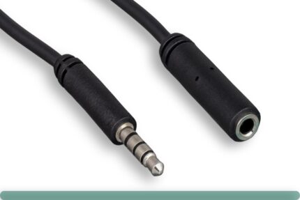 3.5mm TRRS Stereo M to F Audio & Microphone Cable