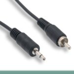3.5mm Mono / RCA Male Audio Cable
