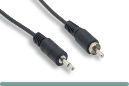 3.5mm Mono / RCA Male Audio Cable