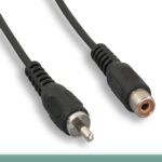 Standard RCA M to RCA F Composite Video Cable