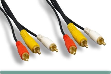 Premium 3 RCA Composite Video + Audio Cable