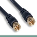 Screw On F-Type RG-59 Composite Audio / Video Cable
