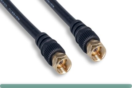 Screw On F-Type RG-59 Composite Audio / Video Cable
