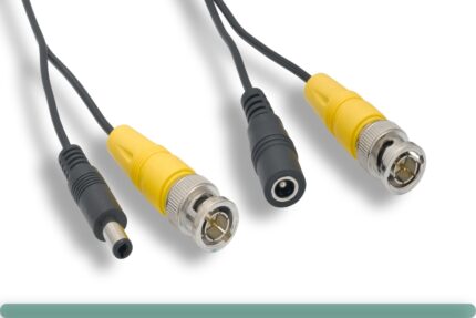 26+20AWG BNC Video & Power Cable 150FT Black