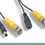 26+24AWG BNC Video & Power Cable, Black