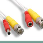 BNC Video & Power Cable 28AWG White