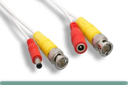 BNC Video & Power Cable 28AWG White