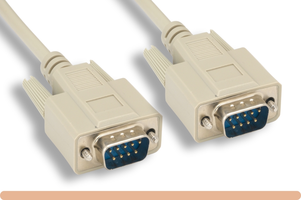 10d1-031xx.jpg RS-232 DB9 M / M Serial Cable - Image 1