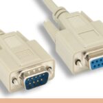 DB9 M / F Null Modem Cable