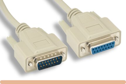 DB15 M / F Serial Extension Cable