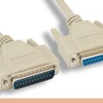 RS-232 DB25 M / F Serial Cable