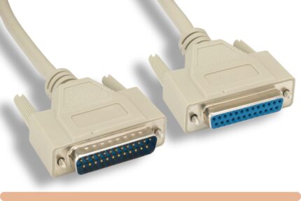 RS-232 DB25 M / F Serial Cable