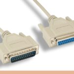 DB25 M / F Null Modem Cable