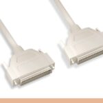 DB50 Male/Male SCSI Cable S/D 1:1 Molded, Beige Color