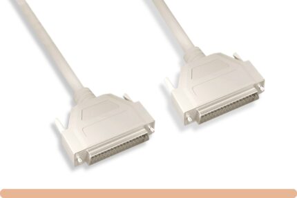 DB50 Male/Male SCSI Cable S/D 1:1 Molded, Beige Color