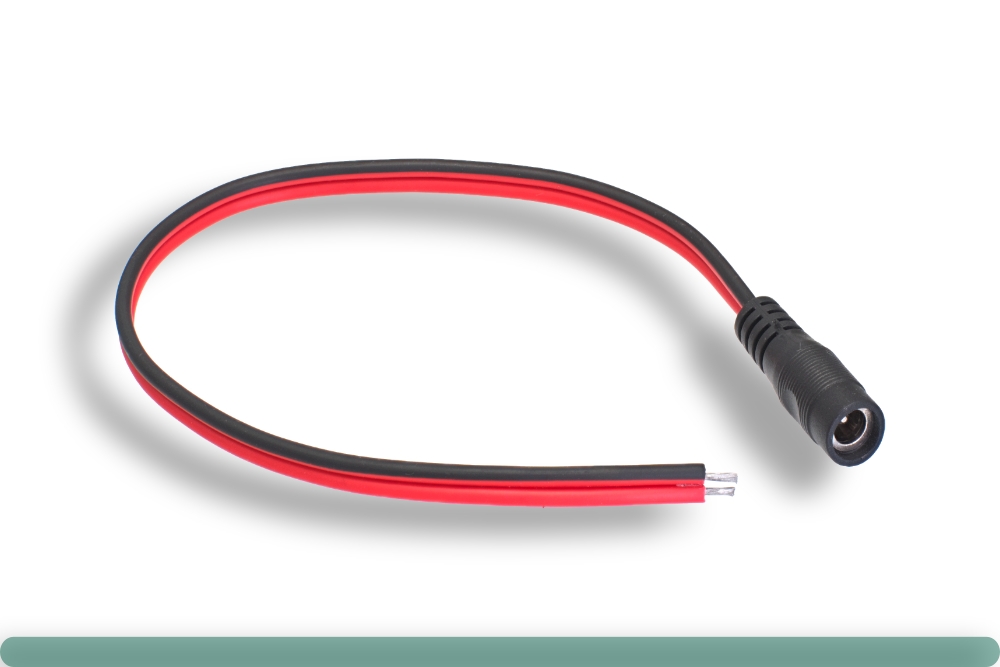 10dc-01501-f.jpg DC Power Cable Pigtail Female Plug - Image 1