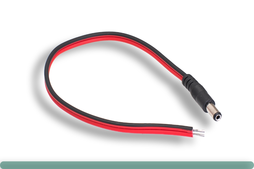10dc-01501-m.jpg DC Power Cable Pigtail Male Plug - Image 1