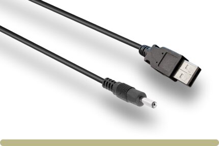 USB 2.0 A Male to DC 3.5 MM x 1.35 MM Power Cable