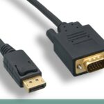 DisplayPort to VGA Cable with Latch