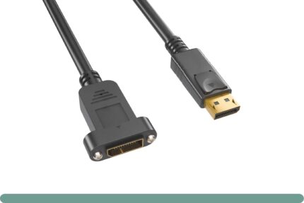 DisplayPort Male To Panel Mount Type Female Cable