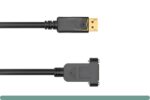 DisplayPort Male To Panel Mount Type Female Cable - Image 3