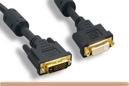 DVI-D M to DVI-D F Dual Link Digital Video Extension Cable