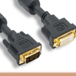 DVI-I M to DVI-I F Dual Link Video Cable