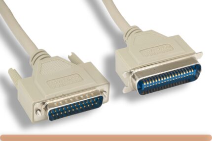 IEEE-1284 DB25 M to CN36 M Parallel Printer Cable