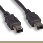 IEEE-1394a 6P to 6P Cable, Black Color