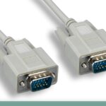 Standard VGA Cable M / M Beige Color
