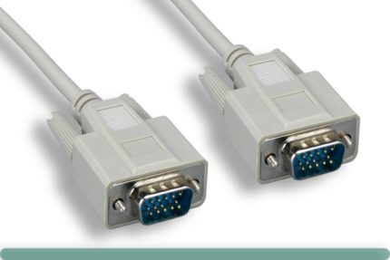 Standard VGA Cable M / M Beige Color
