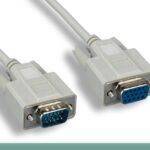 Standard VGA Cable M / F Beige Color