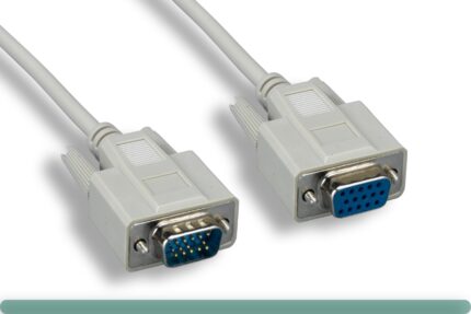Standard VGA Cable M / F Beige Color