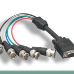 VGA HD15 M To 5 BNC M High-Resolution Monitor Cable