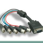 VGA HD15 M To 5 BNC F High-Resolution Monitor Cable
