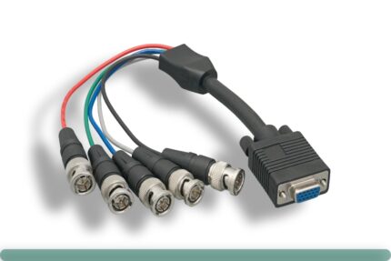 VGA HD15 F To 5 BNC M High-Resolution Monitor Cable