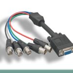 VGA HD15 F To 5 BNC F High-Resolution Monitor Cable