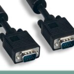 Super VGA Cable HD 15 M/M Black Color