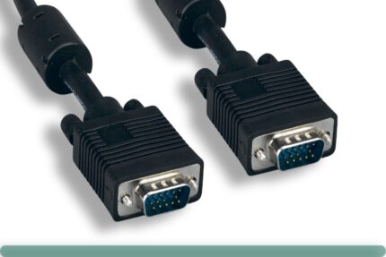 Super VGA Cable HD 15 M/M Black Color