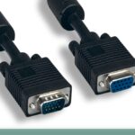 Super VGA Cable HD 15 M / F Black Color