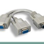 Standard VGA "Y" Splitter Cable Adaptor