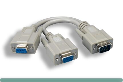 Standard VGA "Y" Splitter Cable Adaptor