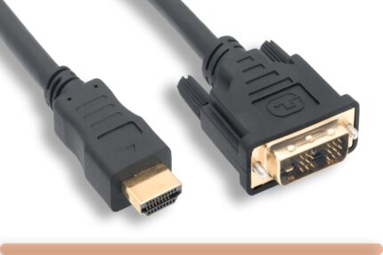 HDMI Male to DVI Male Cable